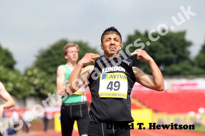 Inter Boys 400 metres winner.